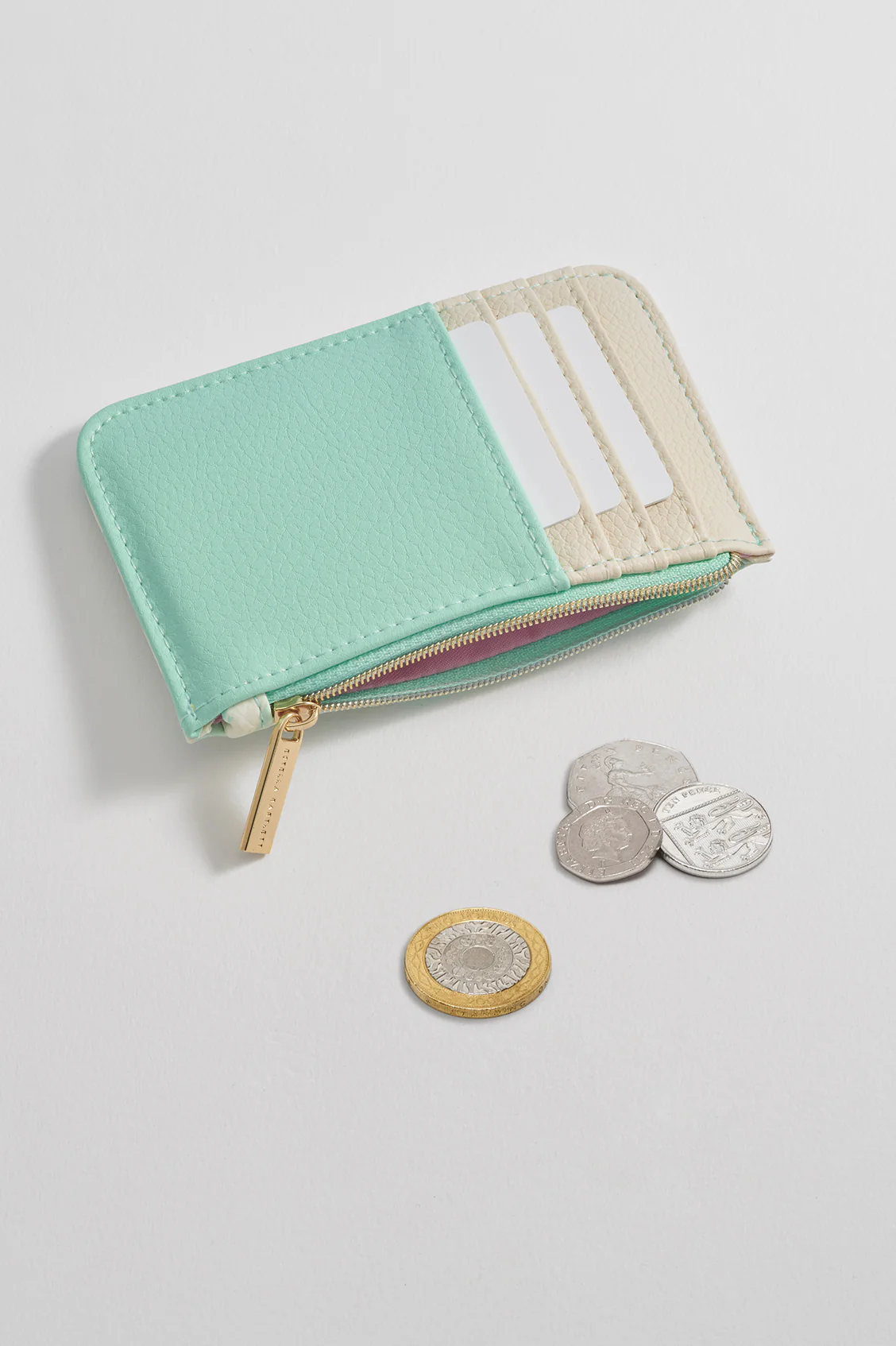 Mint Wiggle Print Card Purse - Image 4