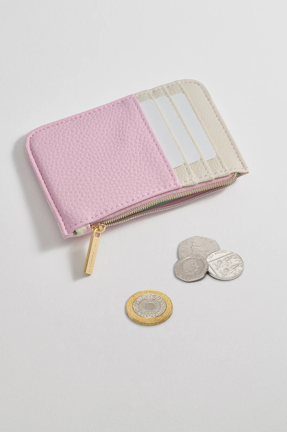 Pink Wiggle Print Card Purse - Image 4