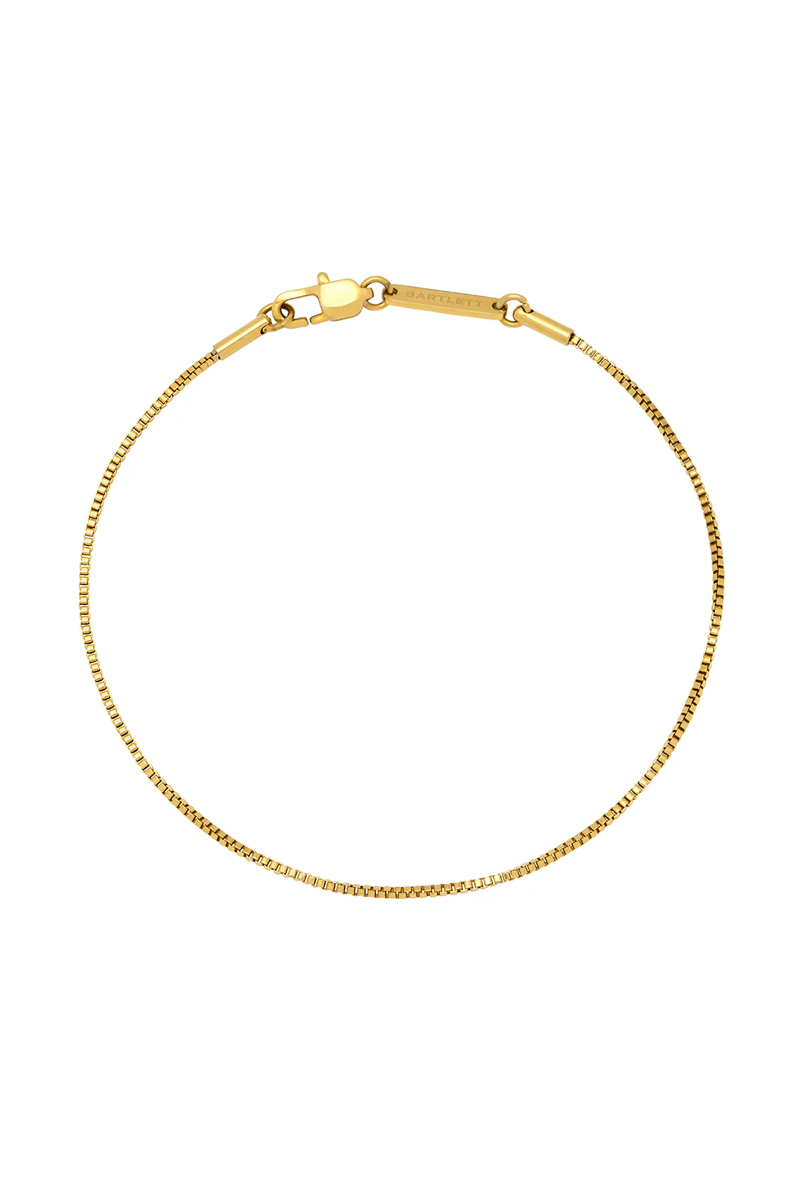 Men's Thin Box Chain Bracelet - Image 3