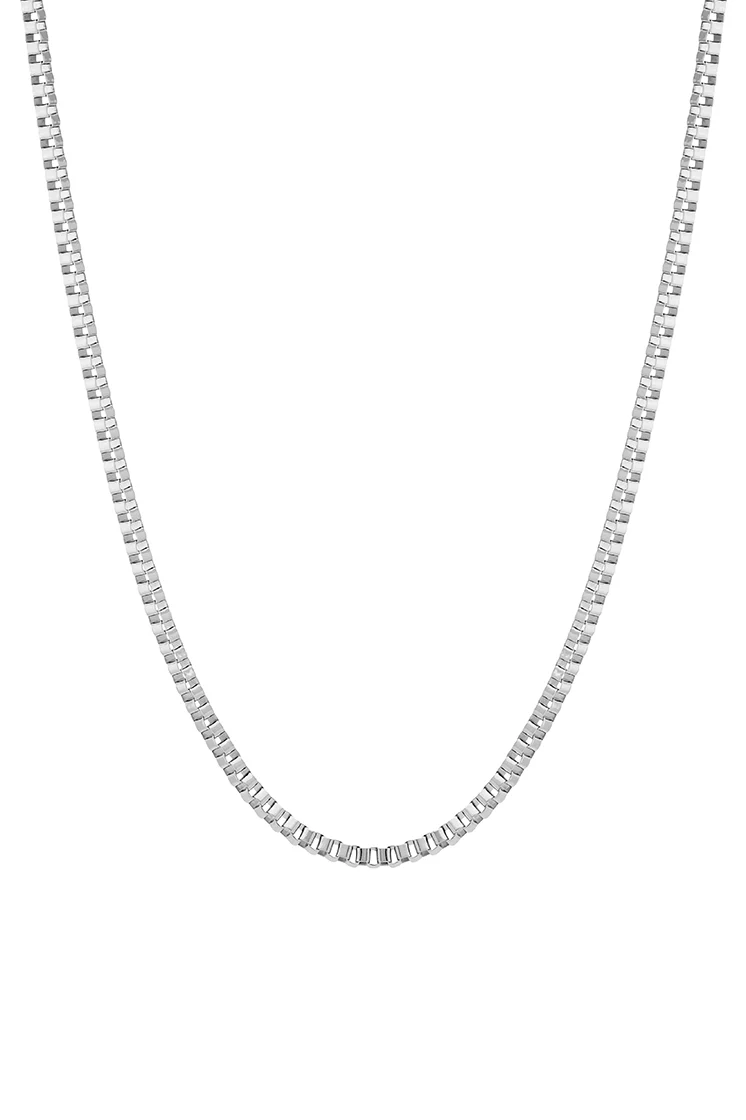 Men's Box Chain Necklace - Image 3