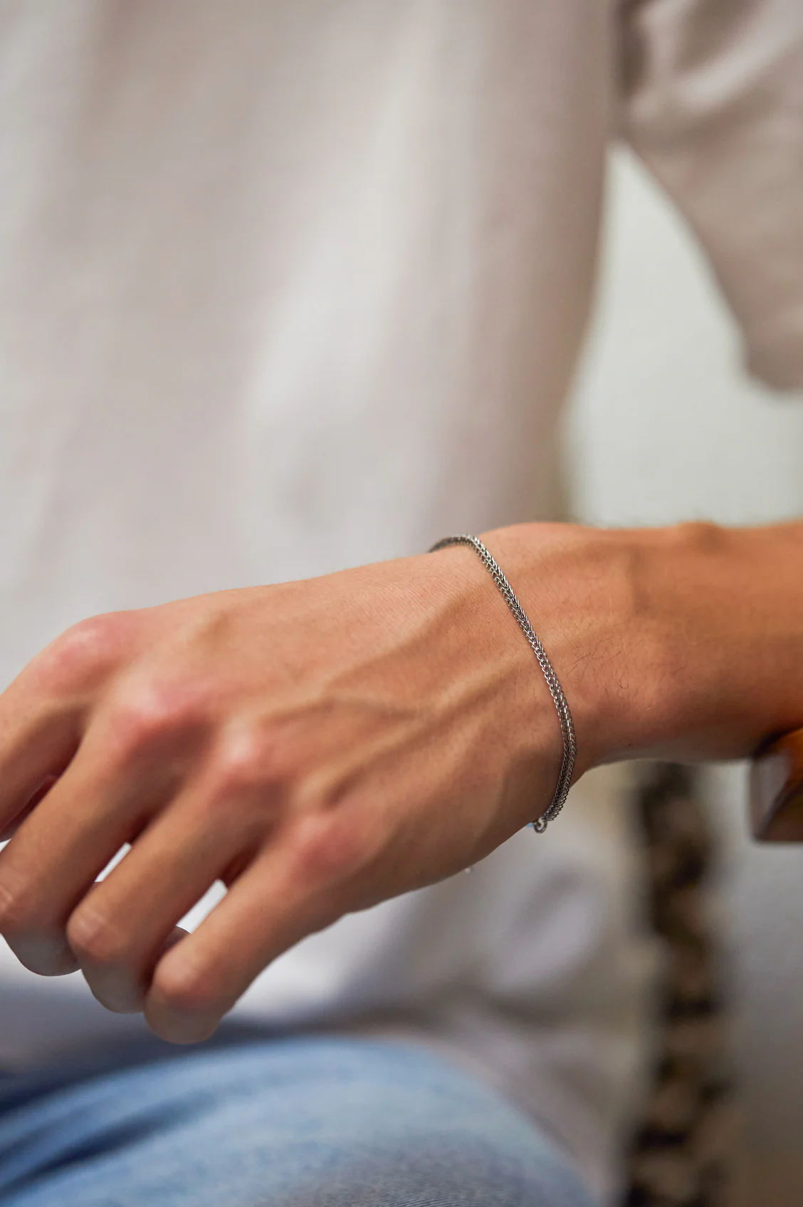 Men's Fox Tail Chain Bracelet - Image 5