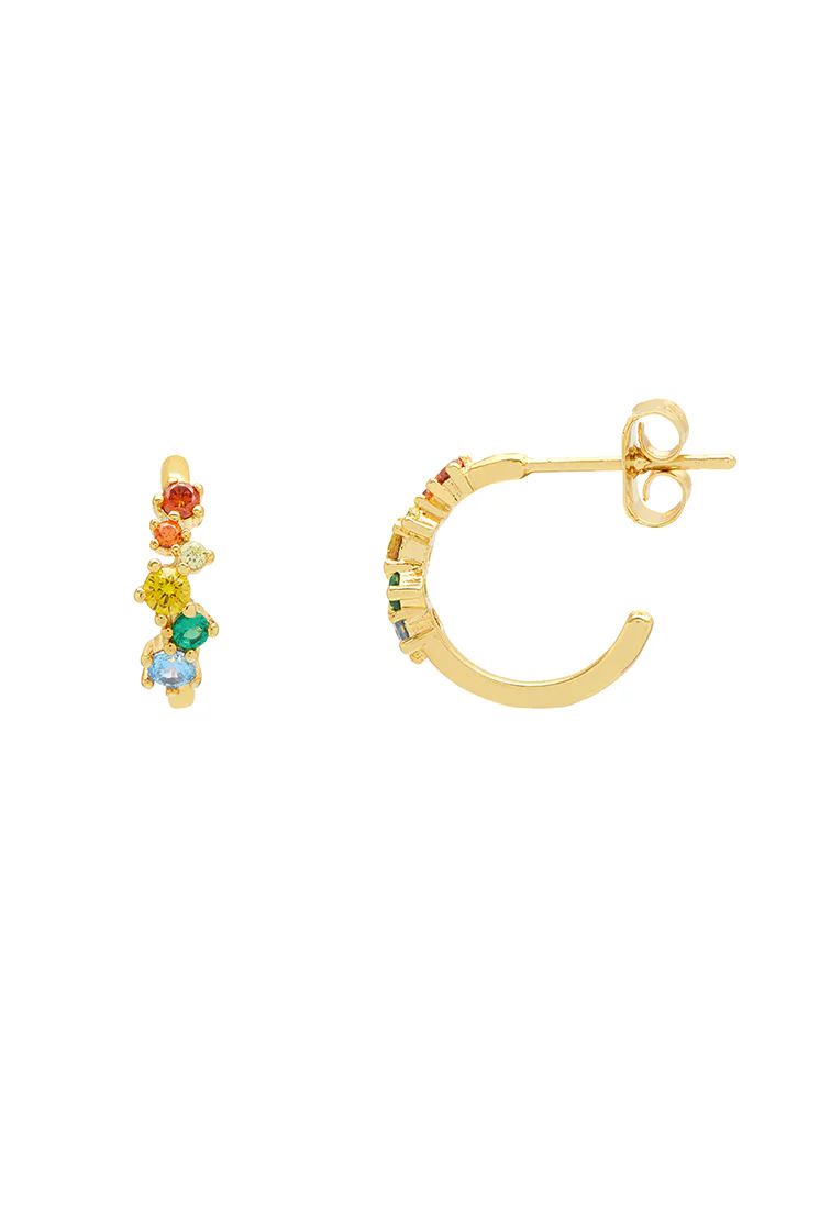 Rainbow Constellation Hoops - Image 3