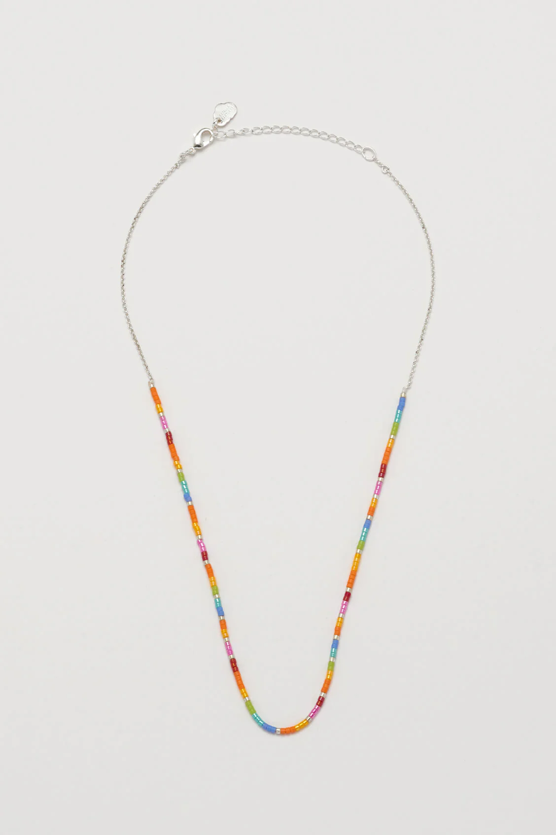 Rainbow Beaded Necklace - Image 4