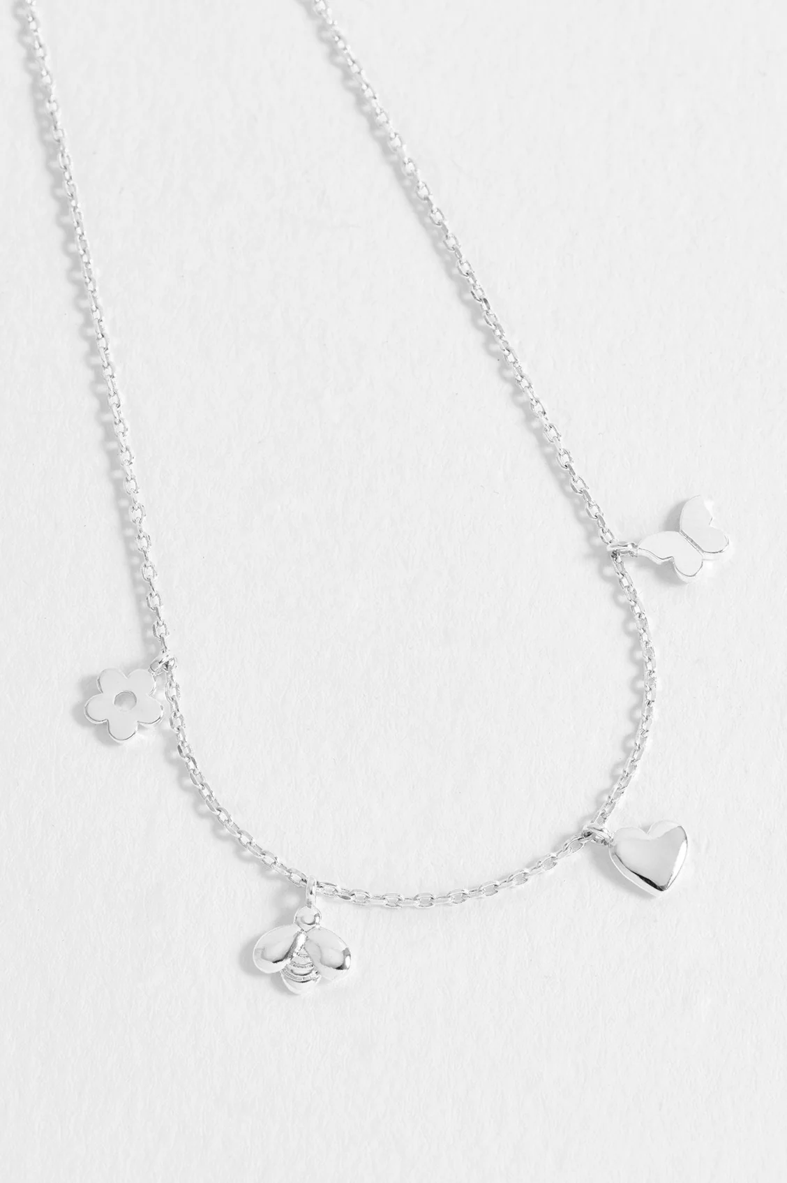 Bee and Butterfly Charm Necklace - Image 4