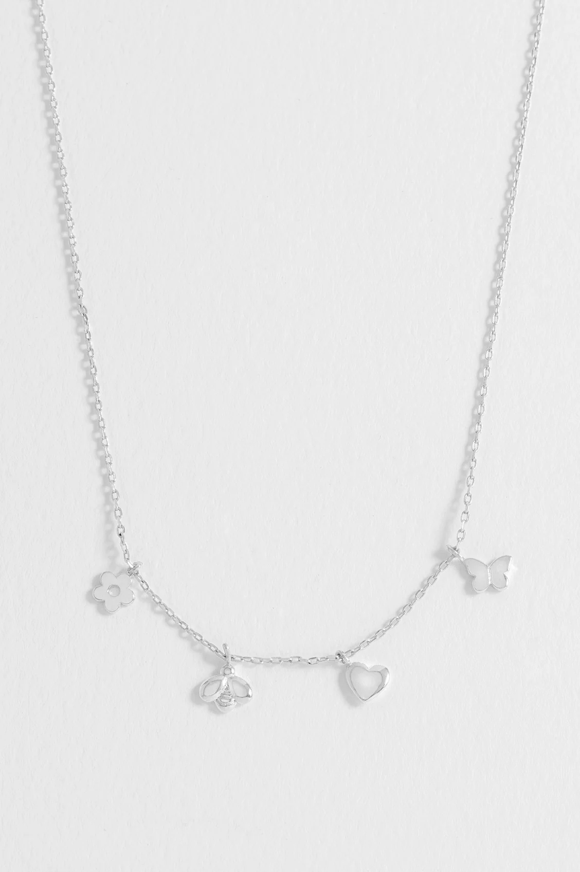 Bee and Butterfly Charm Necklace - Image 6
