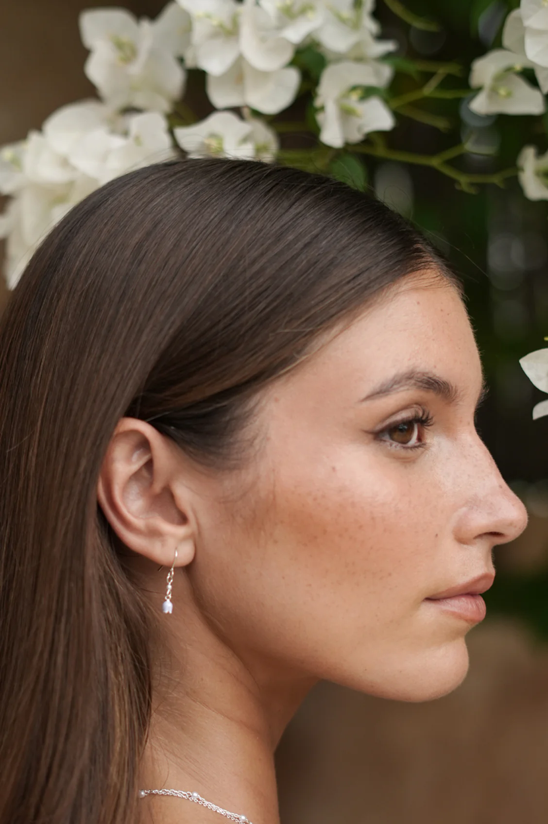 Bluebell and Pearl Hook Earrings - Image 5