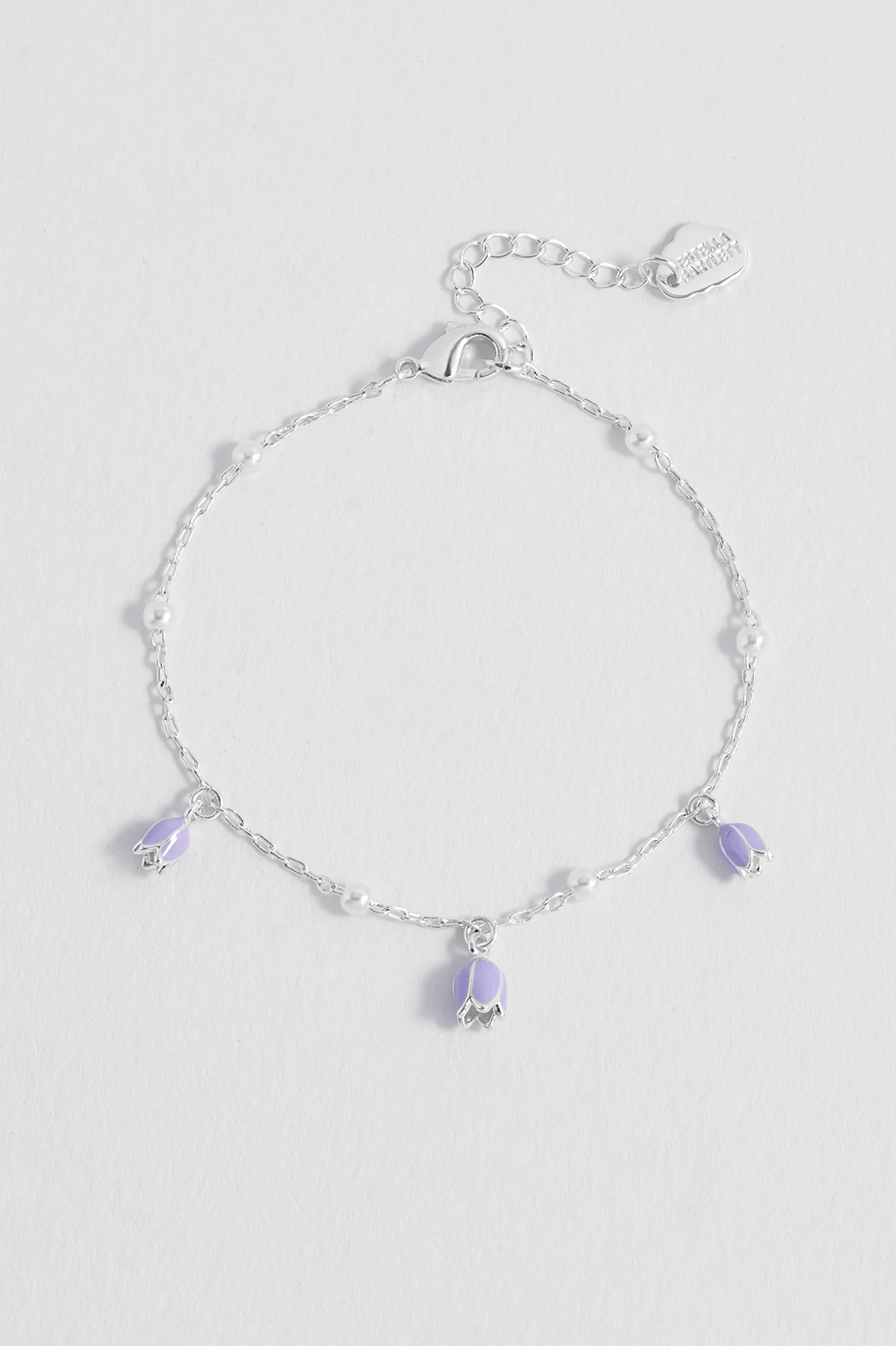 Bluebell Bracelet with Pearl Beaded Chain - Image 5