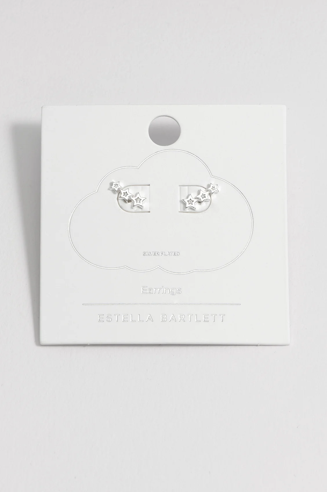 CZ Star Crawler Stud Earrings - Image 5