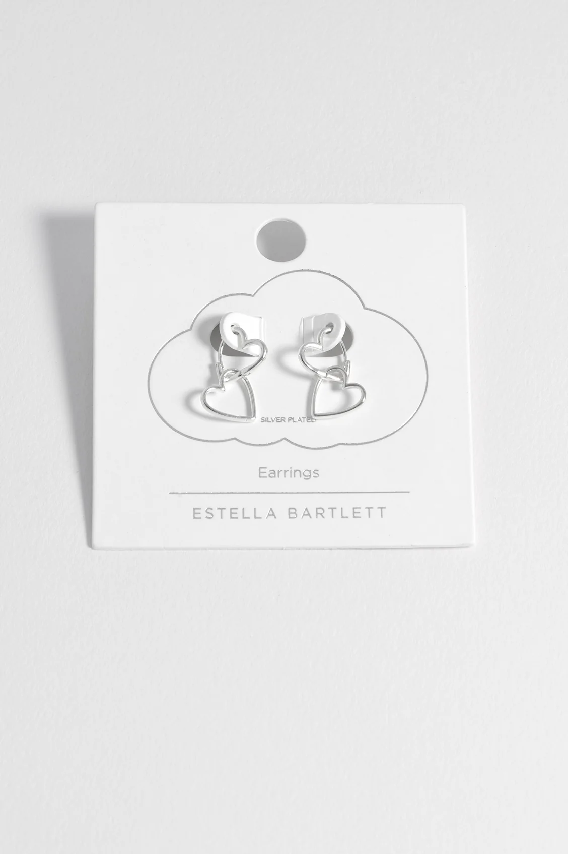 Double Heart Hoop Earrings - Image 6