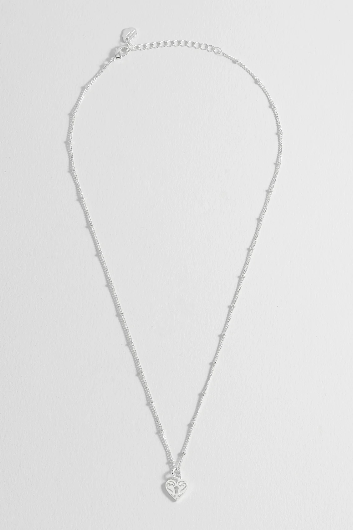 Engraved Heart Padlock Necklace - Image 6