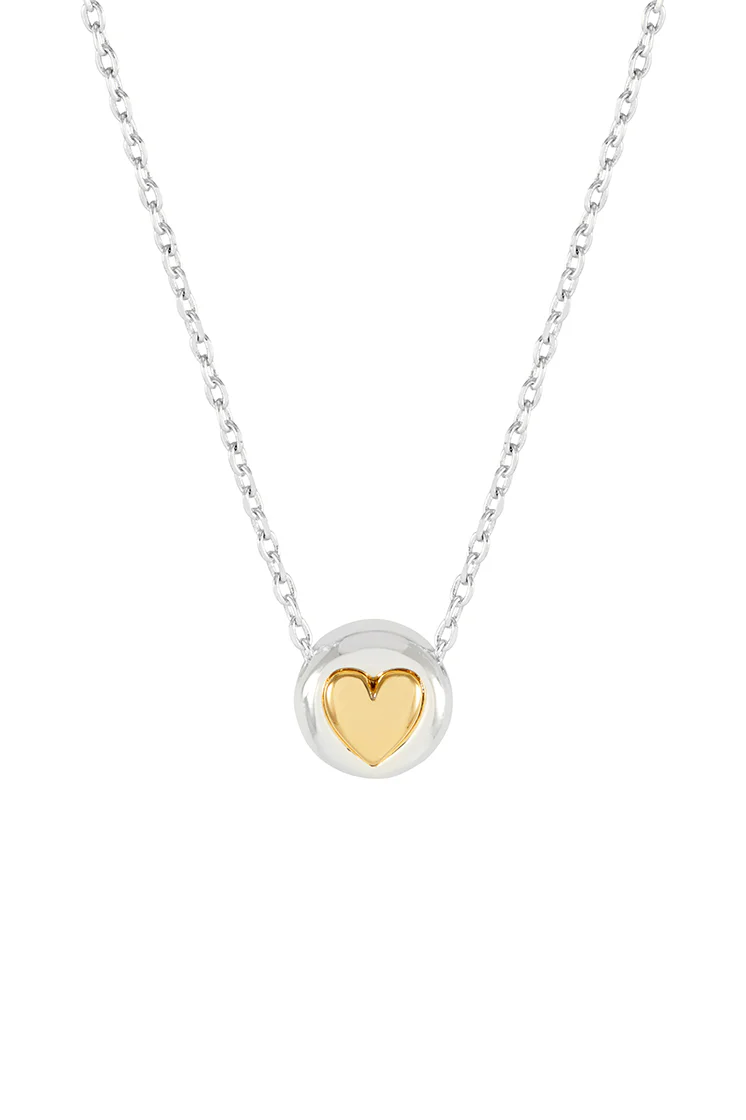 Heart Disc Bead Necklace - Image 3