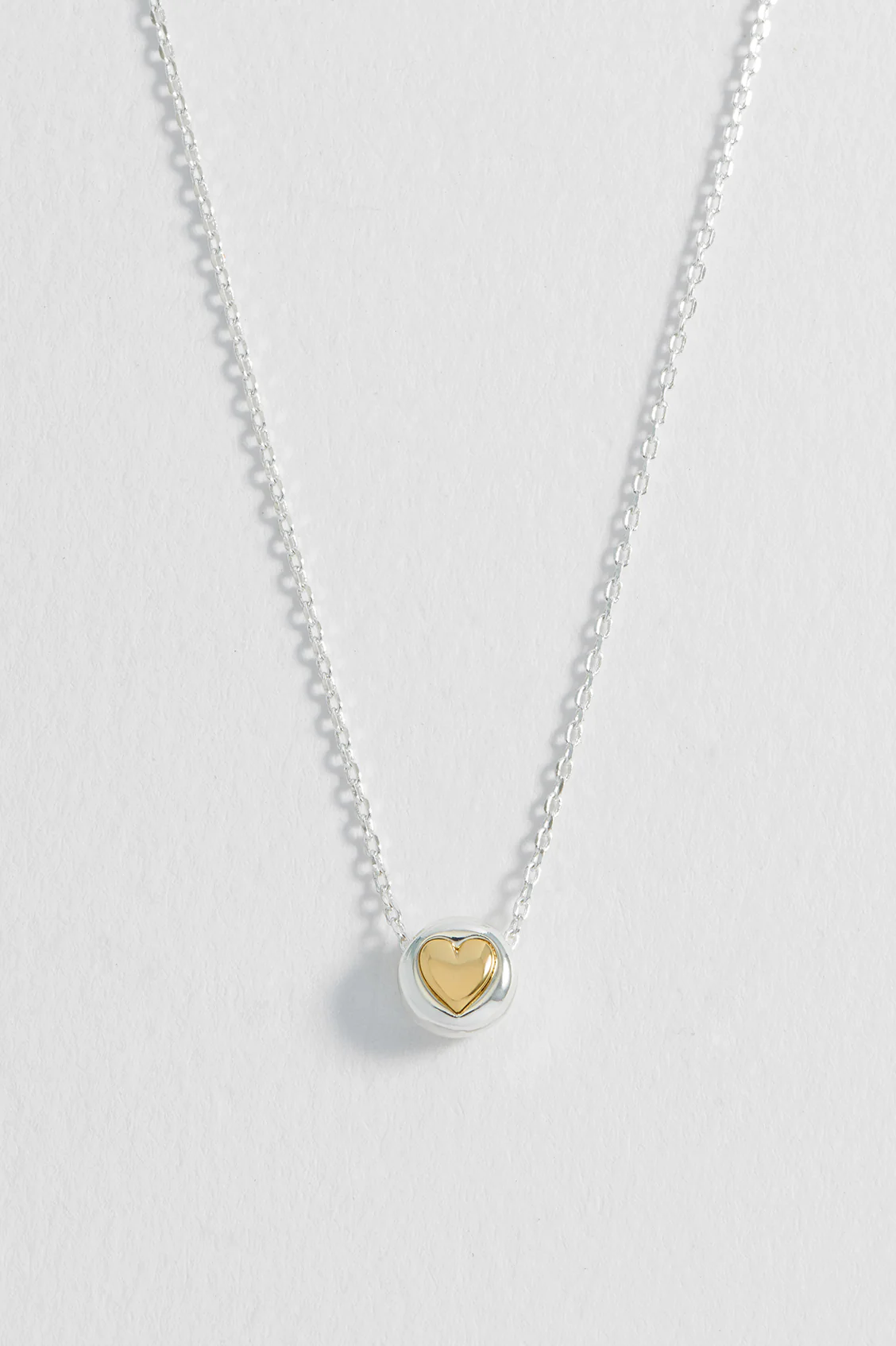 Heart Disc Bead Necklace - Image 4