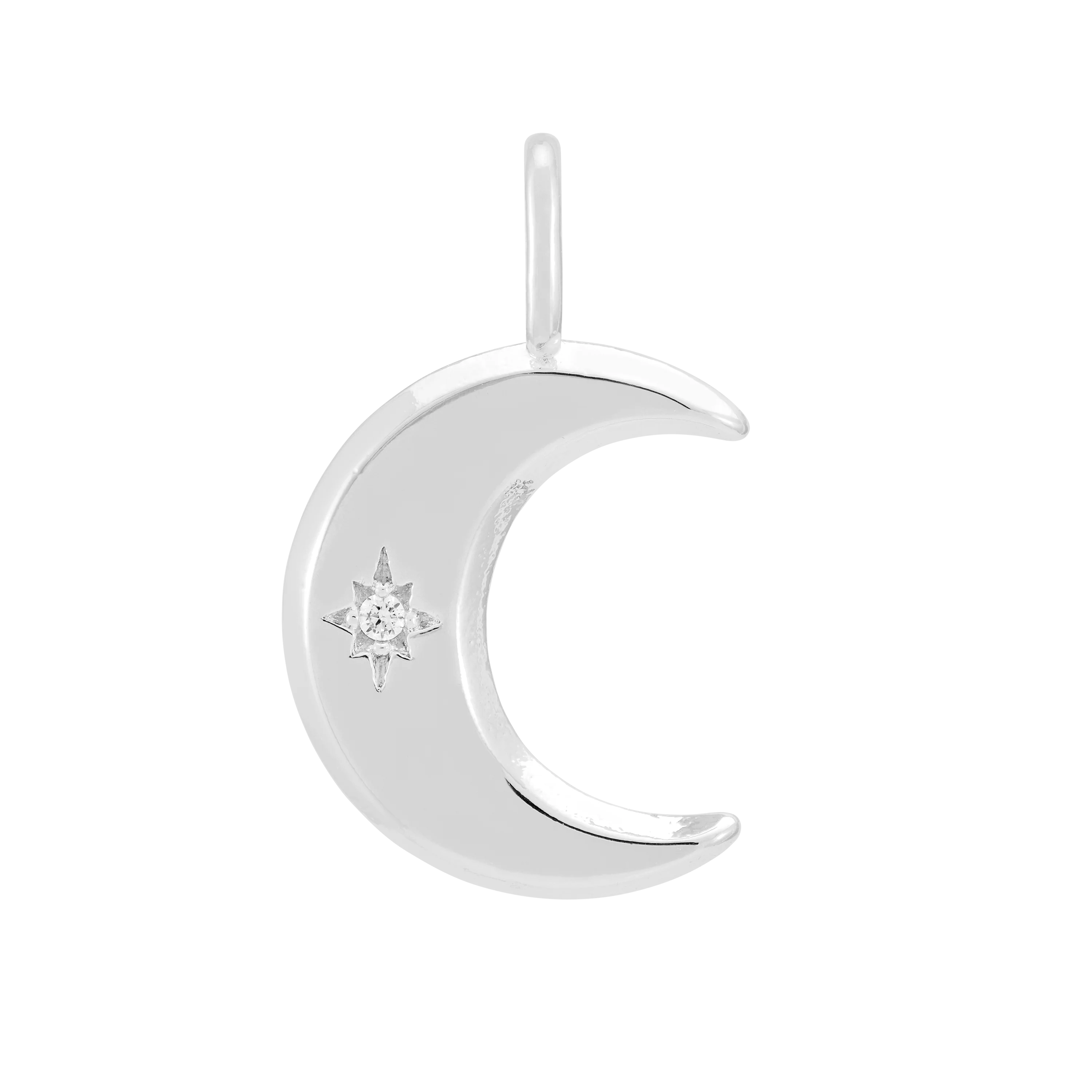 Moon CZ Charm - Image 4