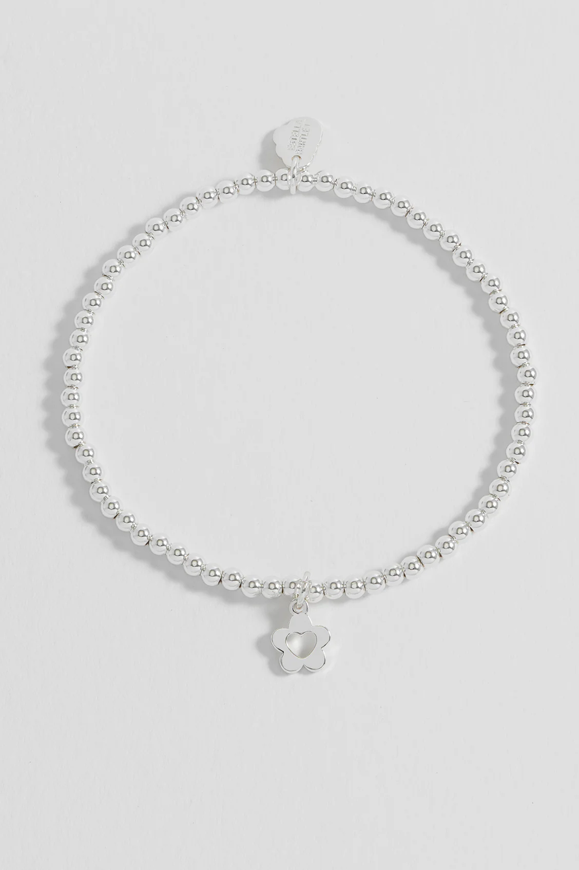 Sienna Beaded Flower and Heart Bracelet - Image 2