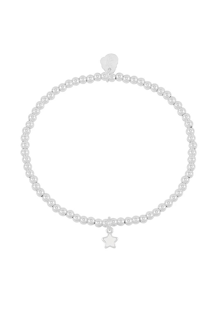 Sienna Beaded Puffy Star Charm Bracelet - Image 3