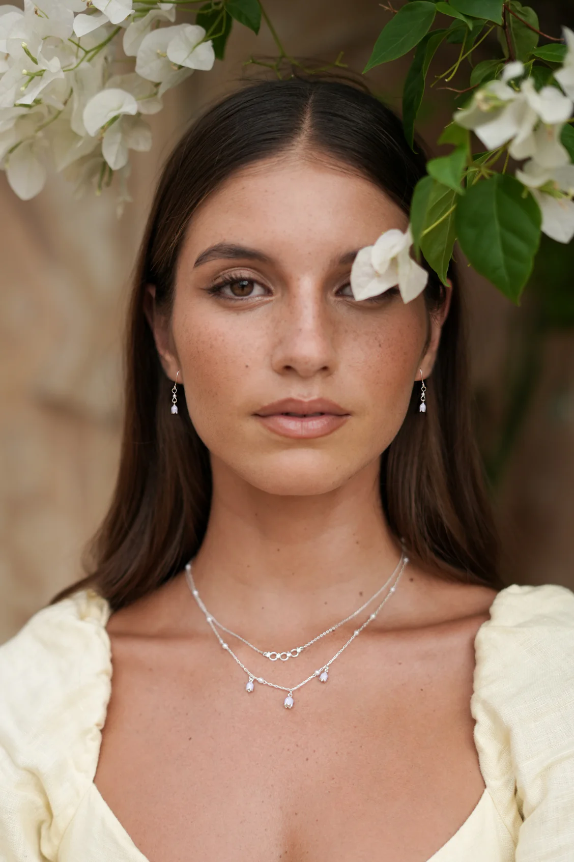 Triple Disc CZ Necklace - Image 2