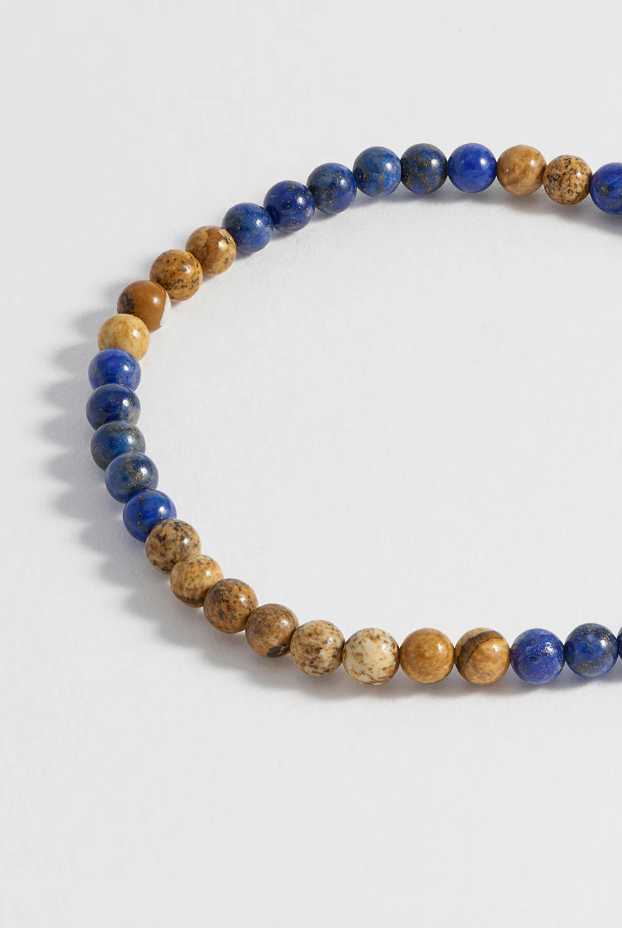 Men's Gemstone Beaded Bracelet - Image 4