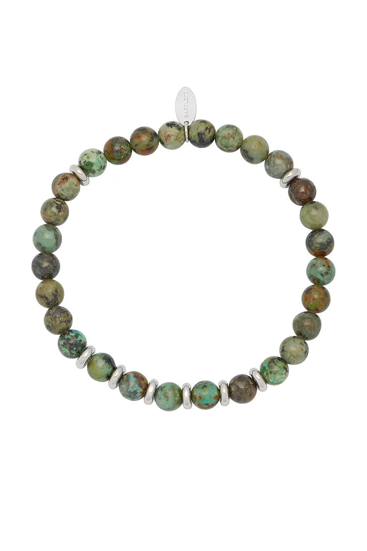 Men's Gemstone Beaded Bracelet - Image 3