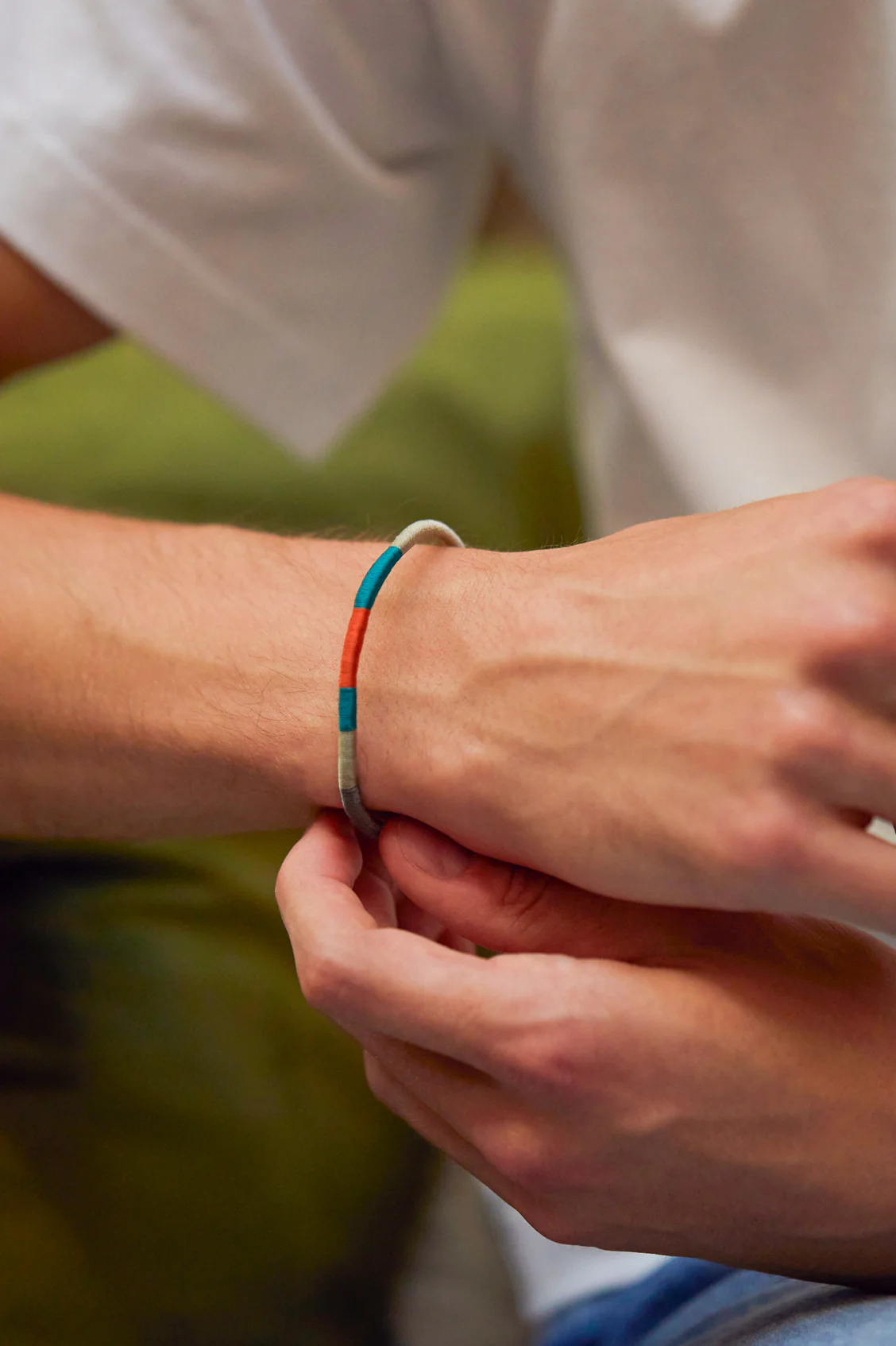 Men's Woven Bracelet - Image 2