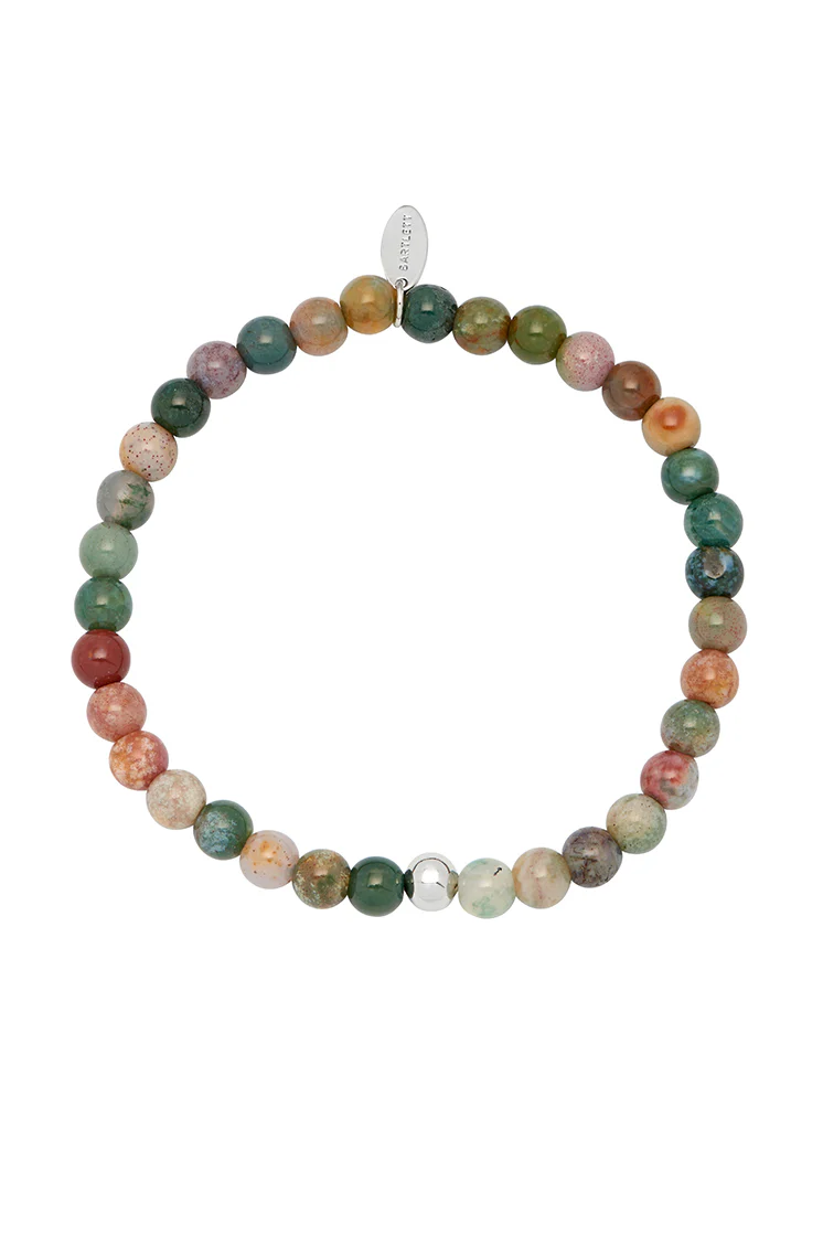 Men's Gemstone Beaded Bracelet - Image 3