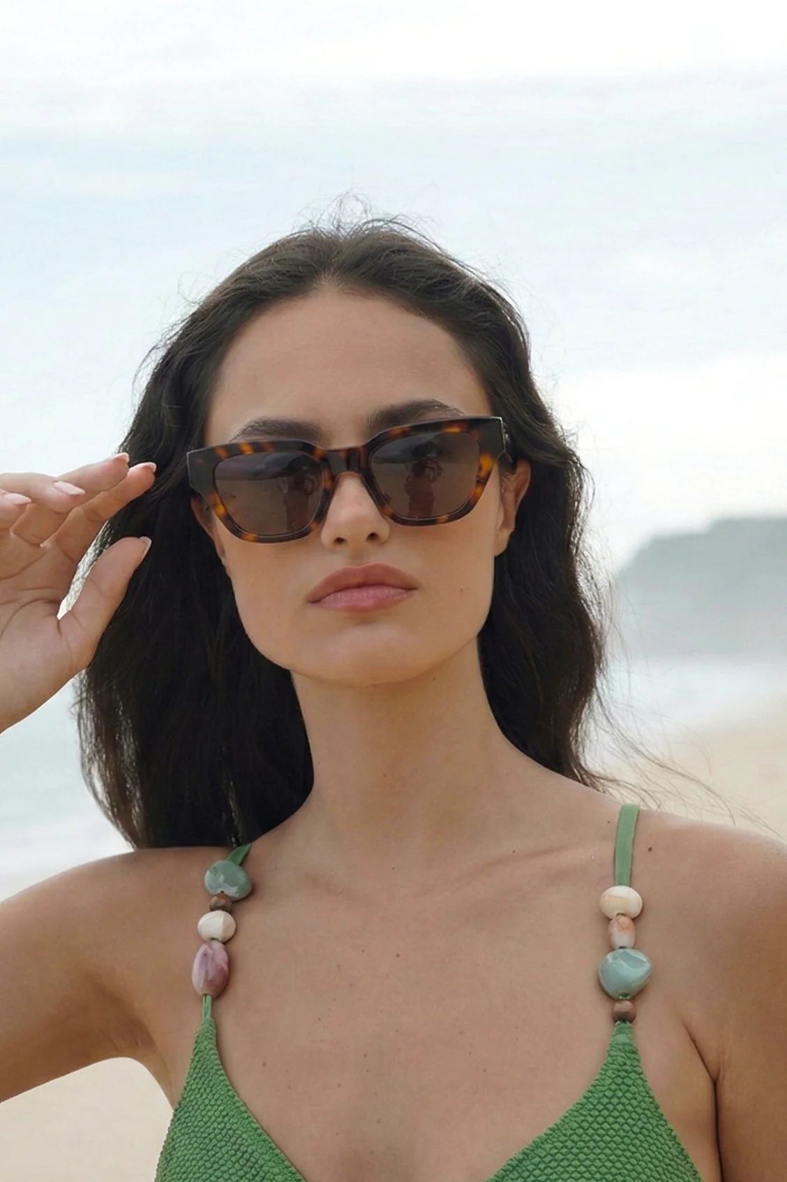 Paris Tortoiseshell Cat-Eye Women’s Sunglasses - Image 2