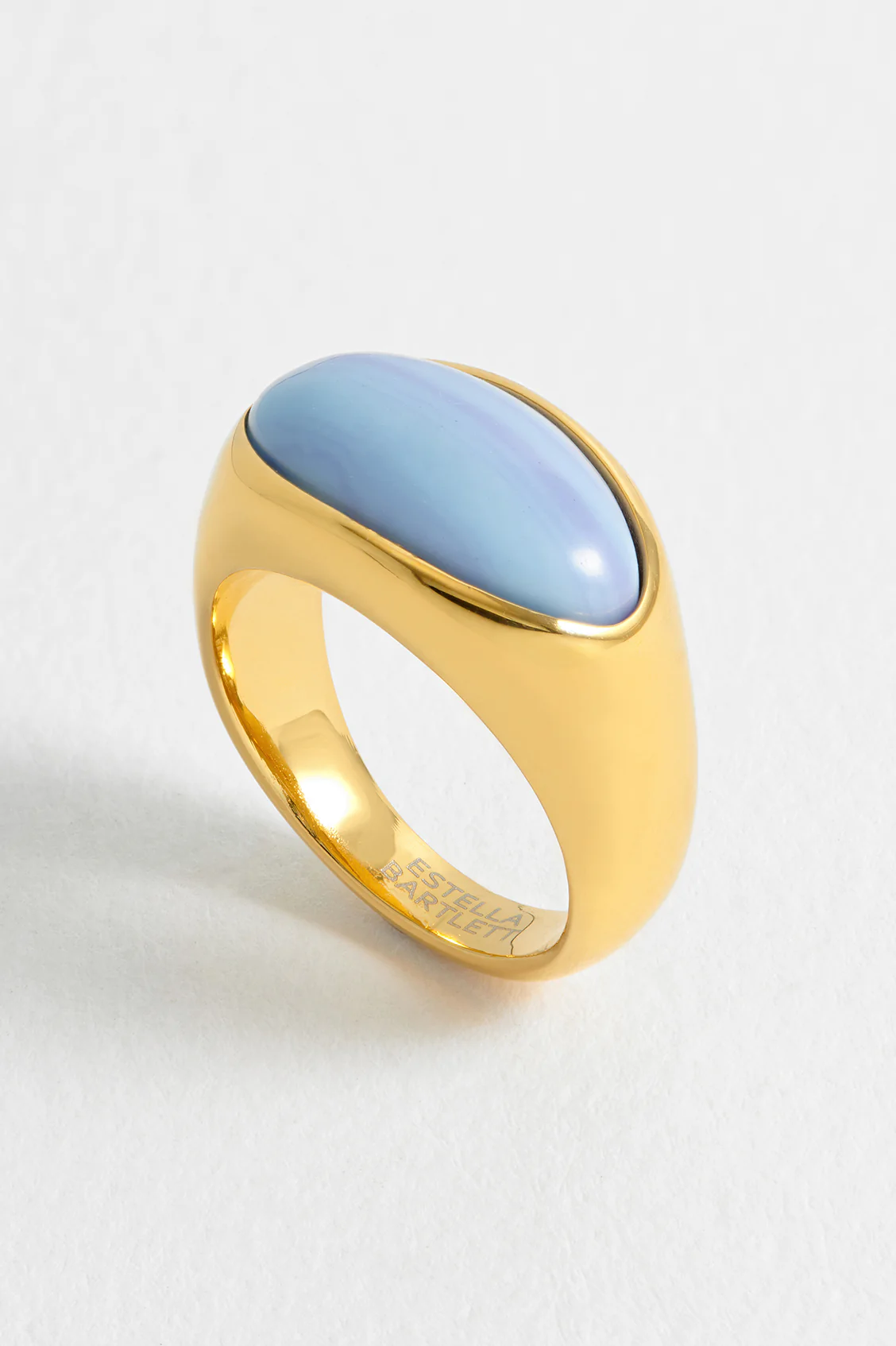 Blue Cabochon Gemstone Ring - Image 3