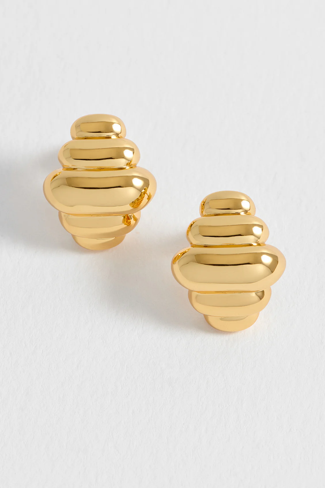Graduating Sculptural Stud Earrings - Image 4
