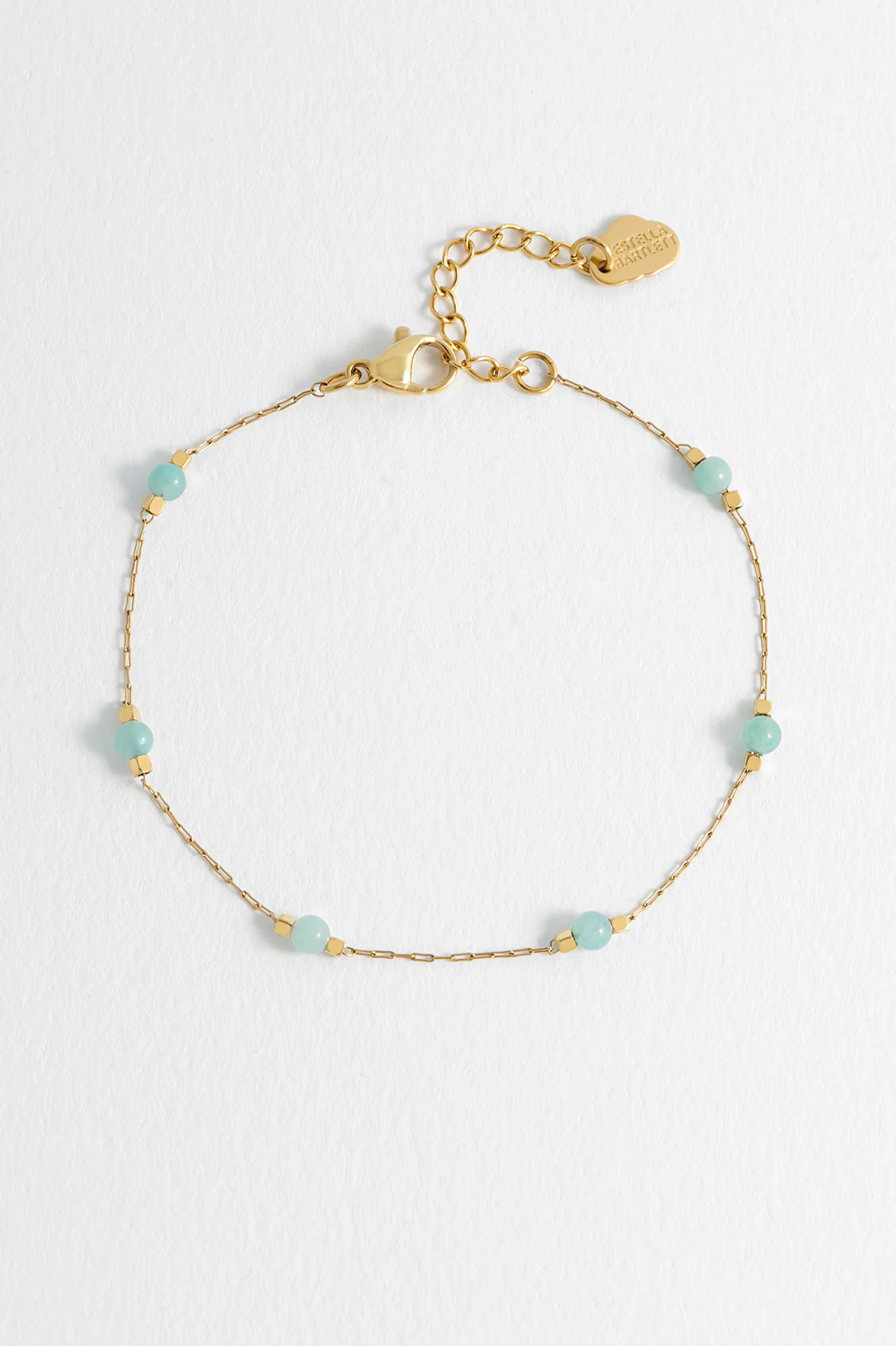 Wellness Amazonite Beaded Chain Bracelet - Image 4