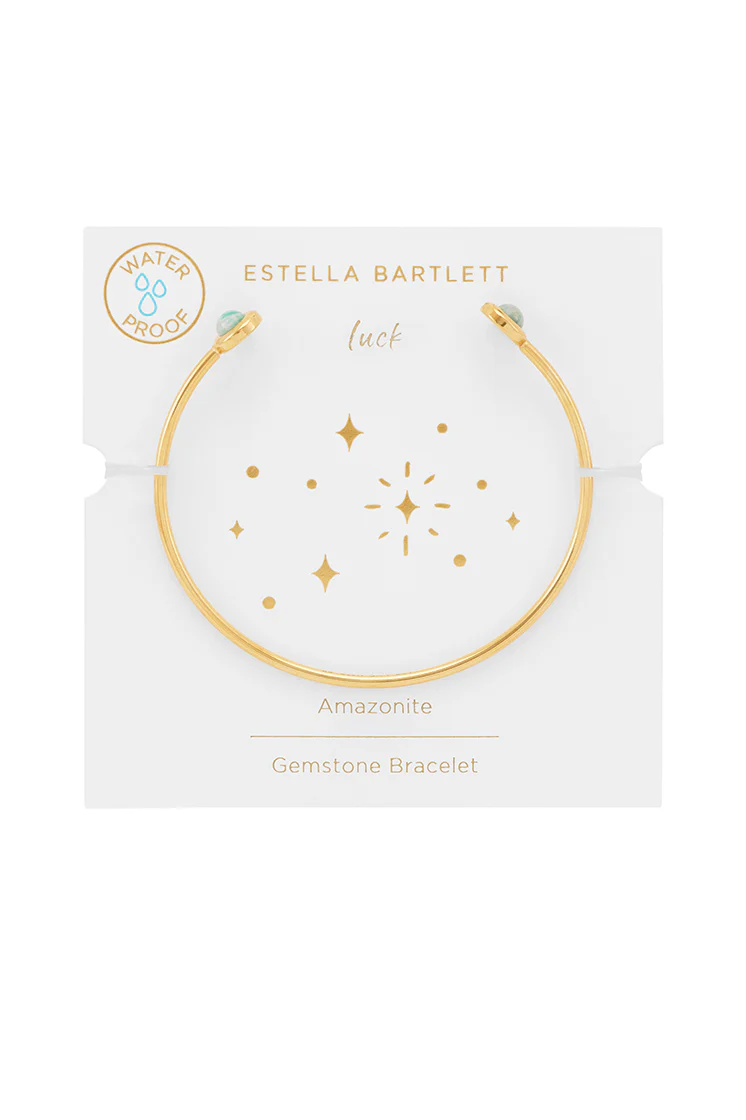 Wellness Amazonite Open Bangle - Image 3
