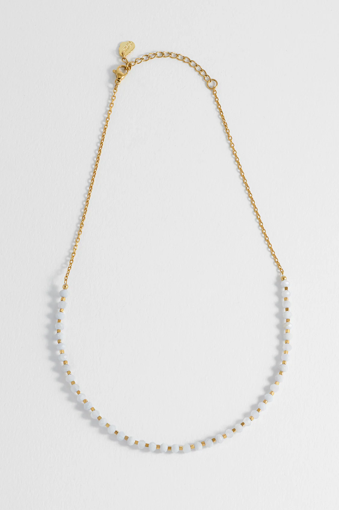 Wellness Blue Lace Agate Amelia Gemstone Necklace