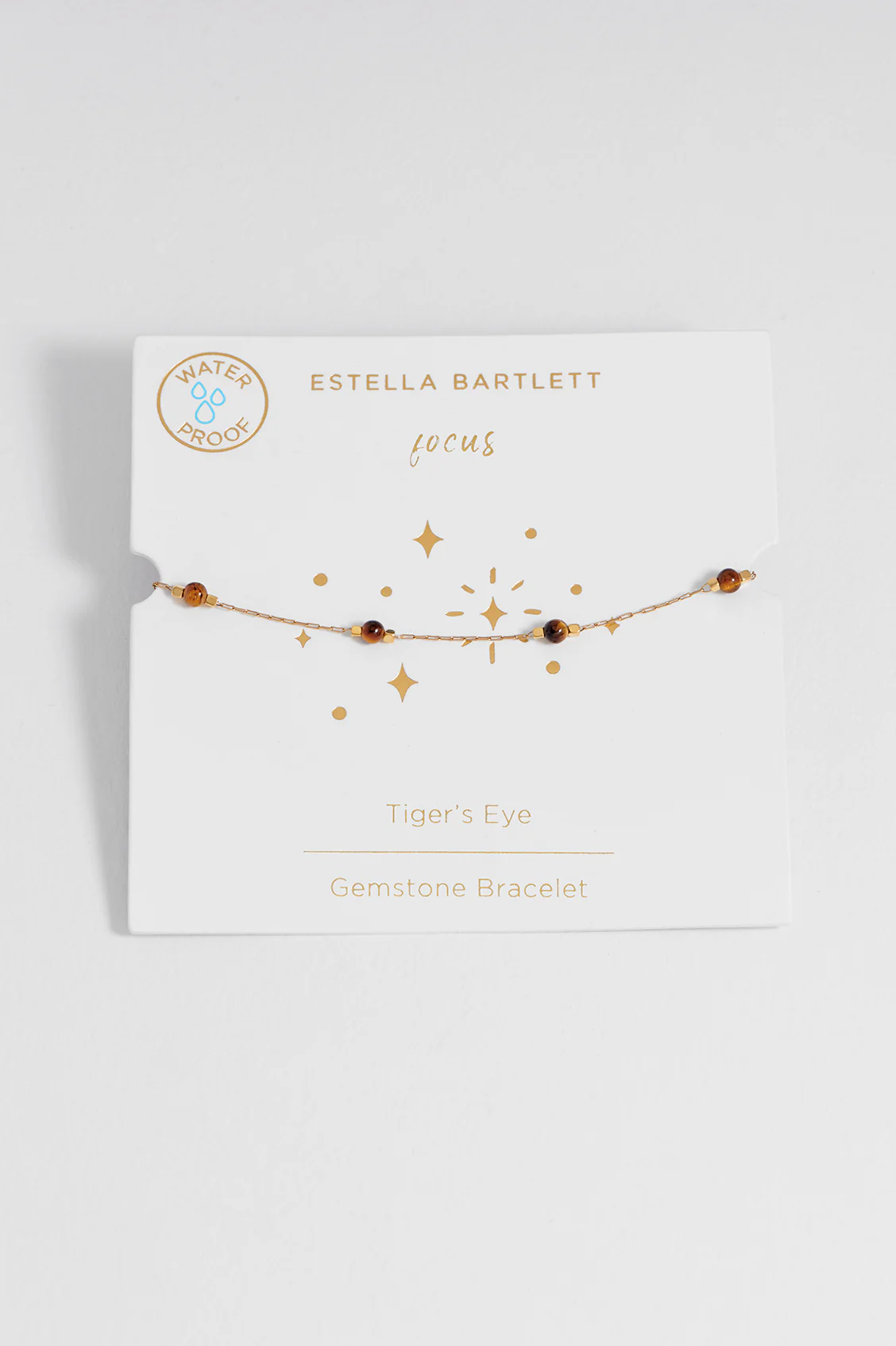 Wellness Tiger's Eye Beaded Chain Bracelet
