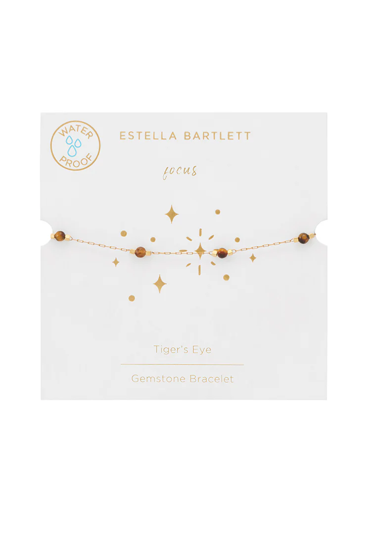 Wellness Tiger's Eye Beaded Chain Bracelet - Image 3