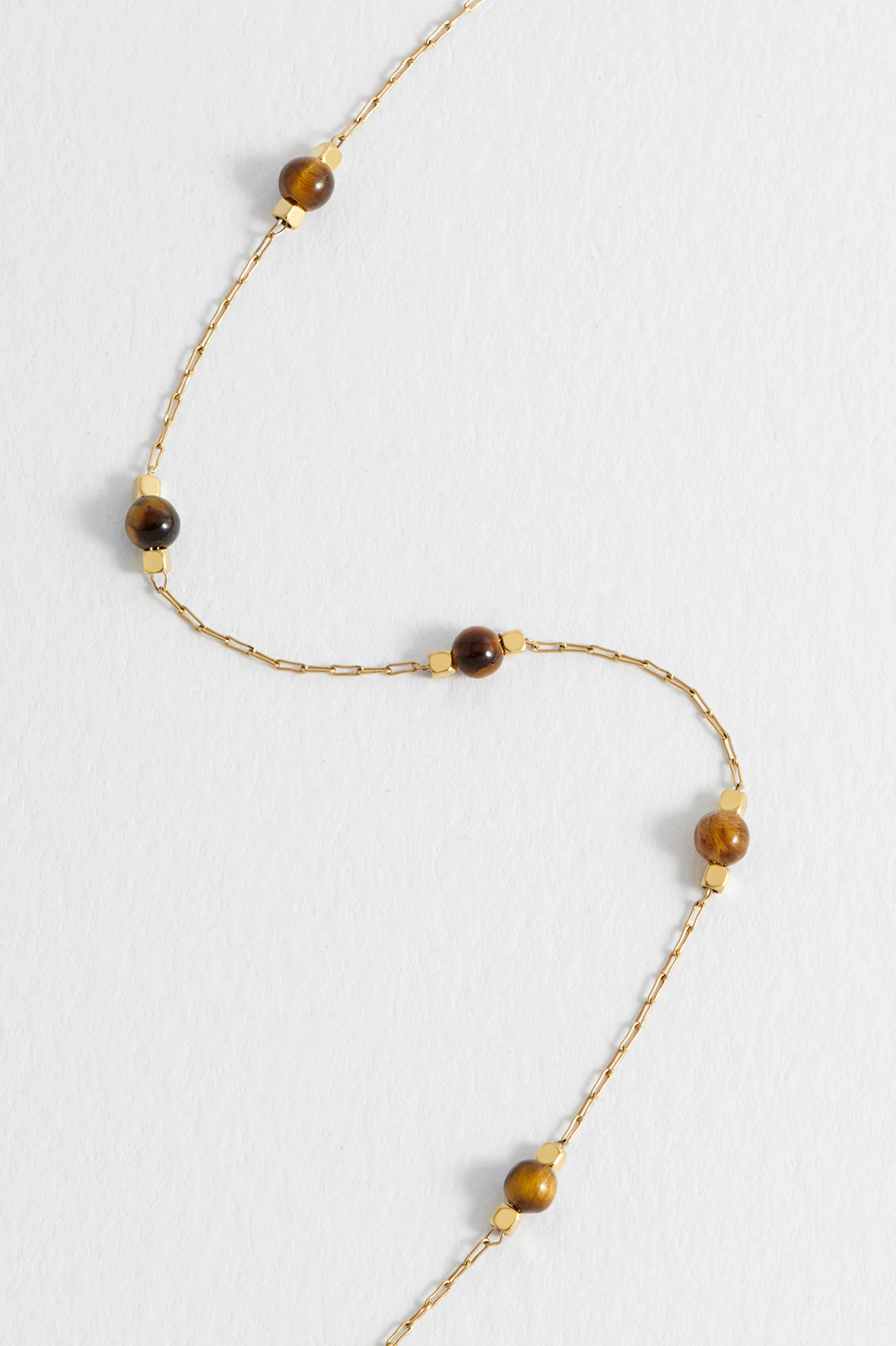 Wellness Tiger's Eye Beaded Chain Bracelet - Image 5