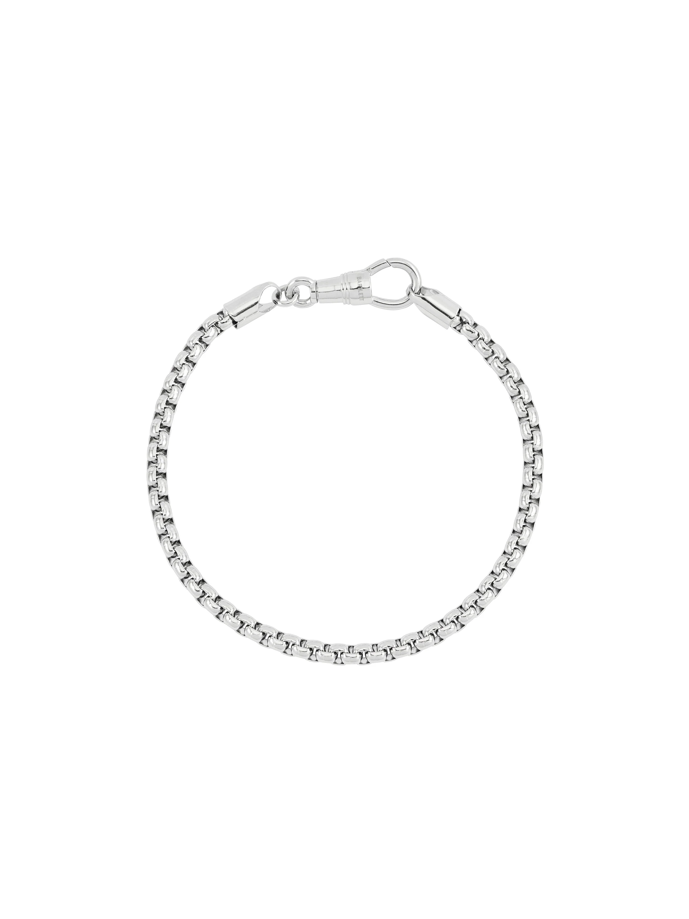 Men's Chunky Rounded Box Chain Bracelet - Image 3