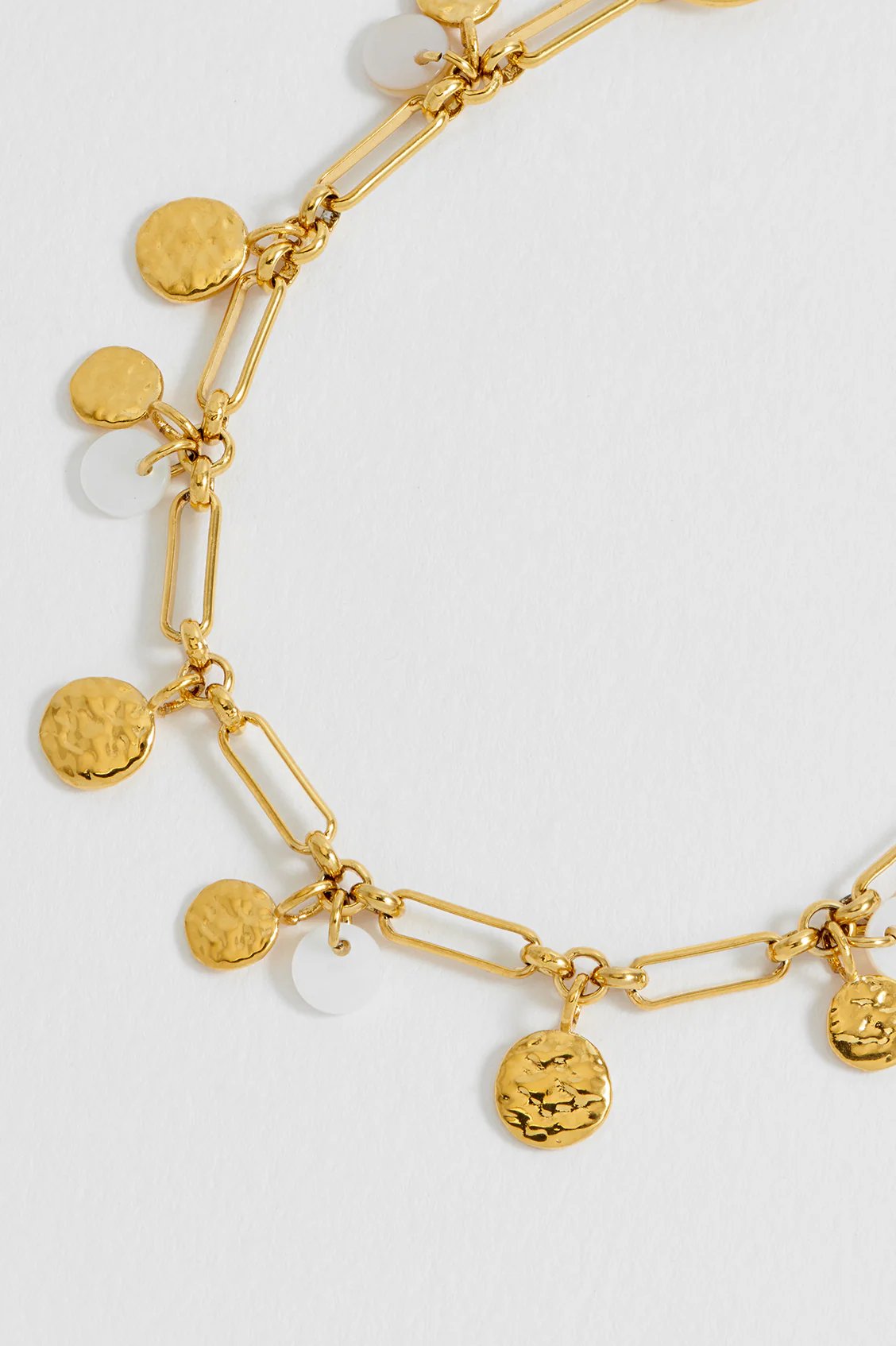 Coin and Pearl Charm Bracelet - Image 5