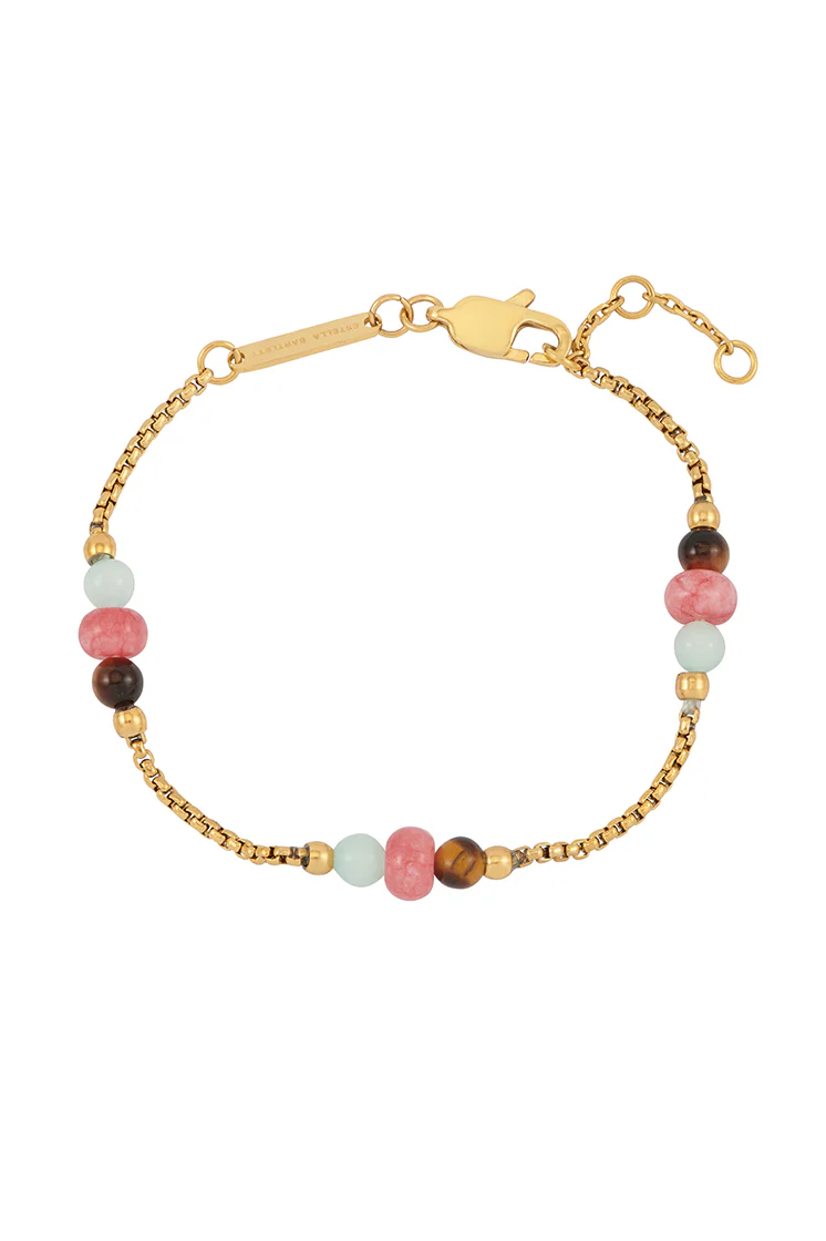 Multi Gemstone Rope Chain Bracelet - Image 3