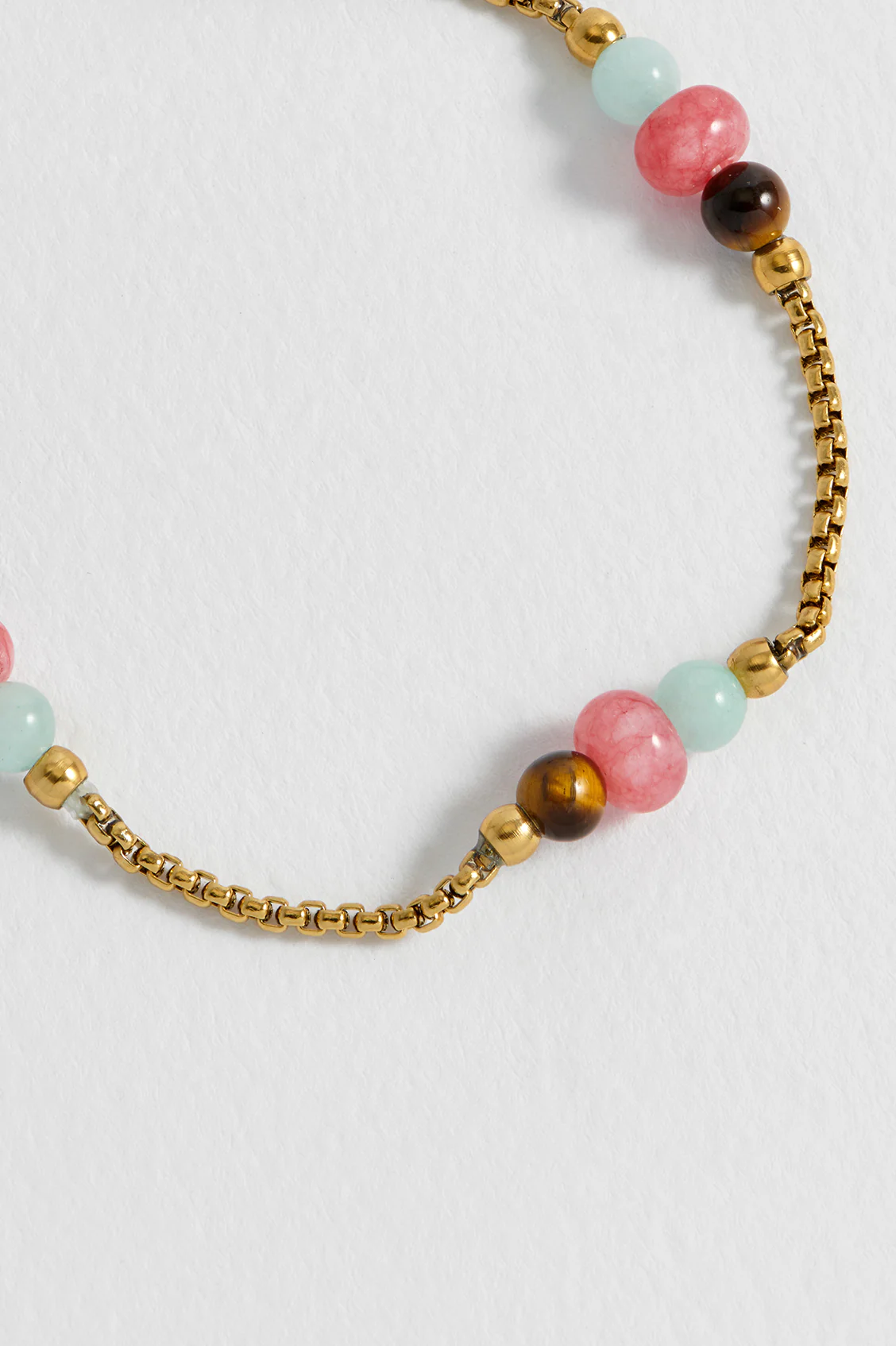 Multi Gemstone Rope Chain Bracelet - Image 4