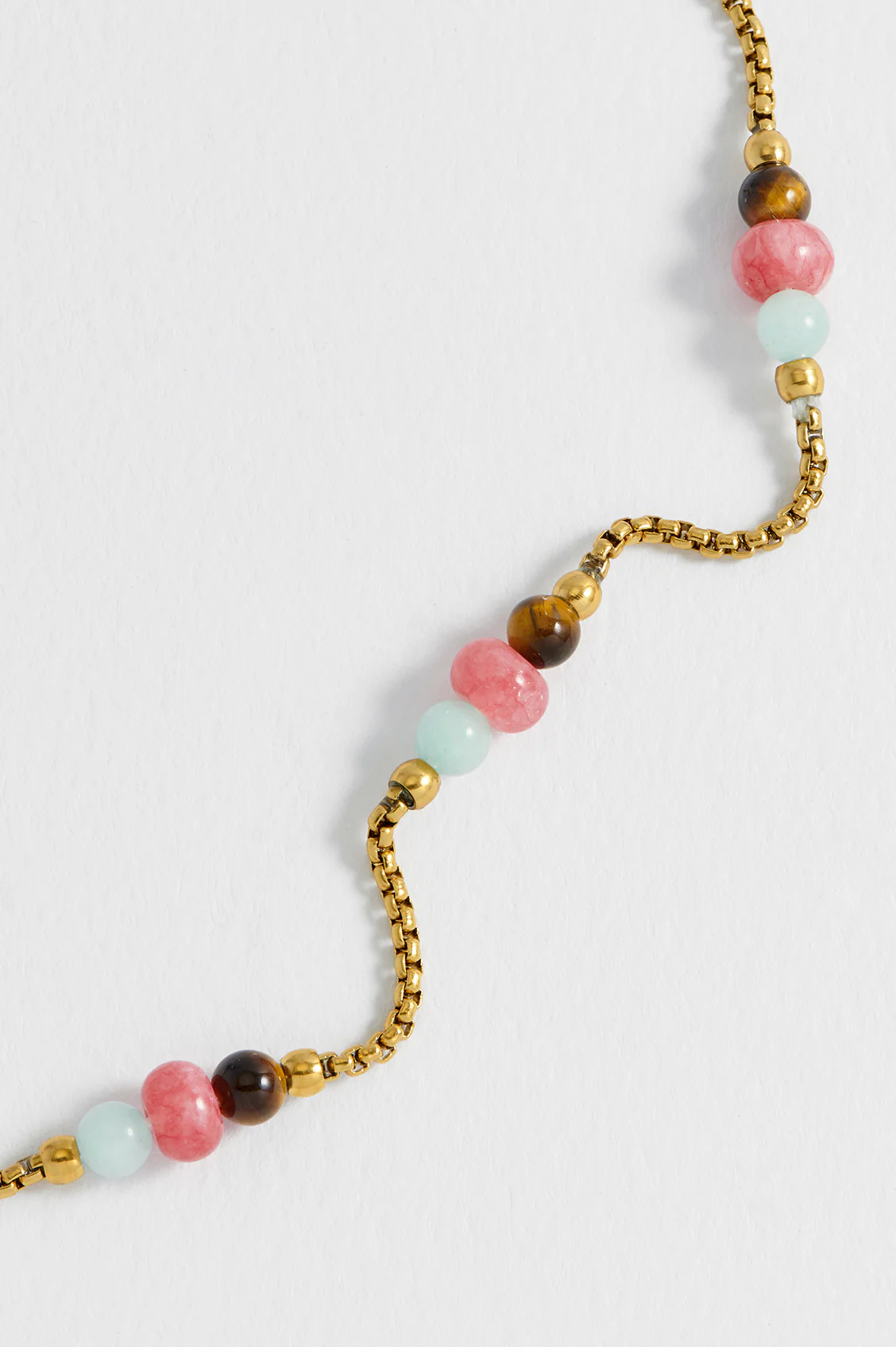 Multi Gemstone Rope Chain Bracelet - Image 5