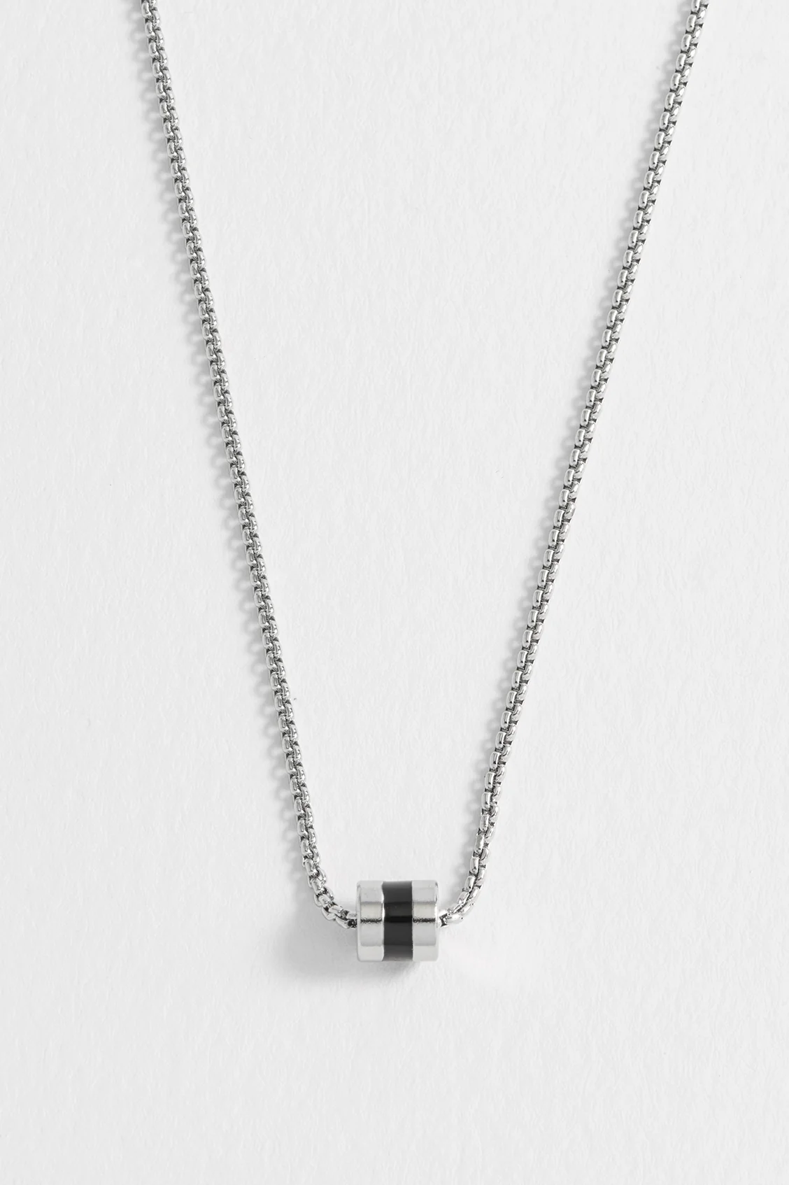 Men's Enamel Bead Necklace