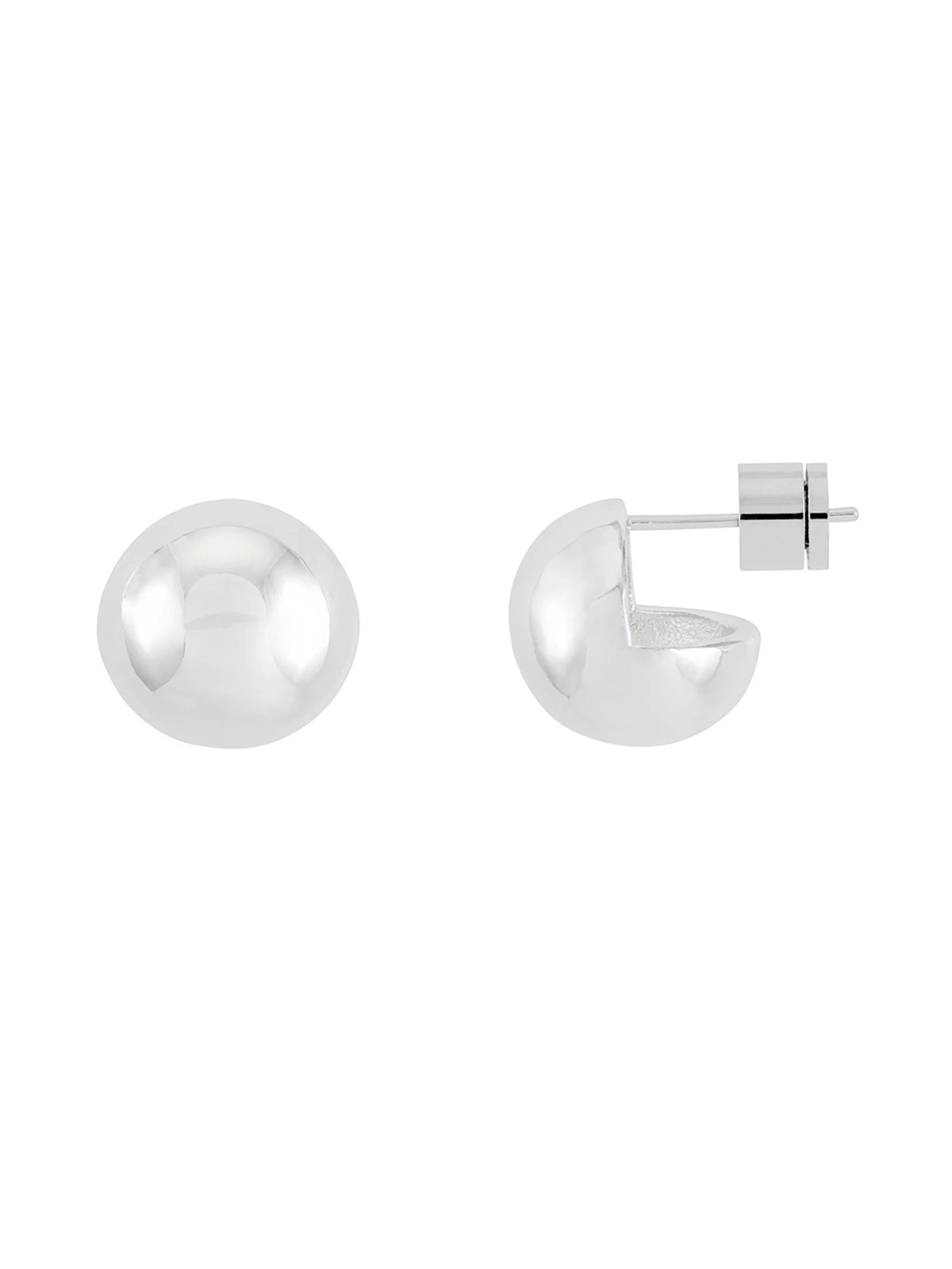 Sphere Stud Earrings - Image 3