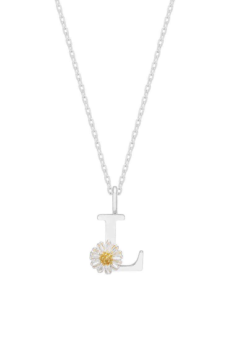 Wildflower Initial Pendant - Image 3