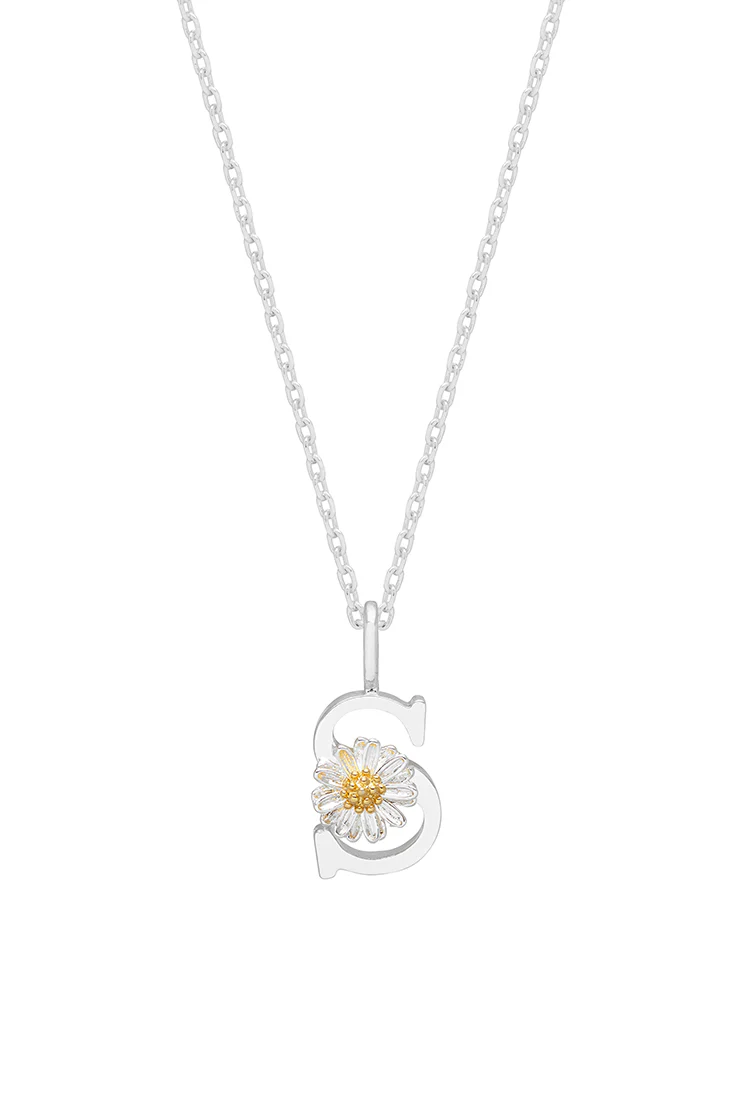 Wildflower Initial Pendant - Image 3
